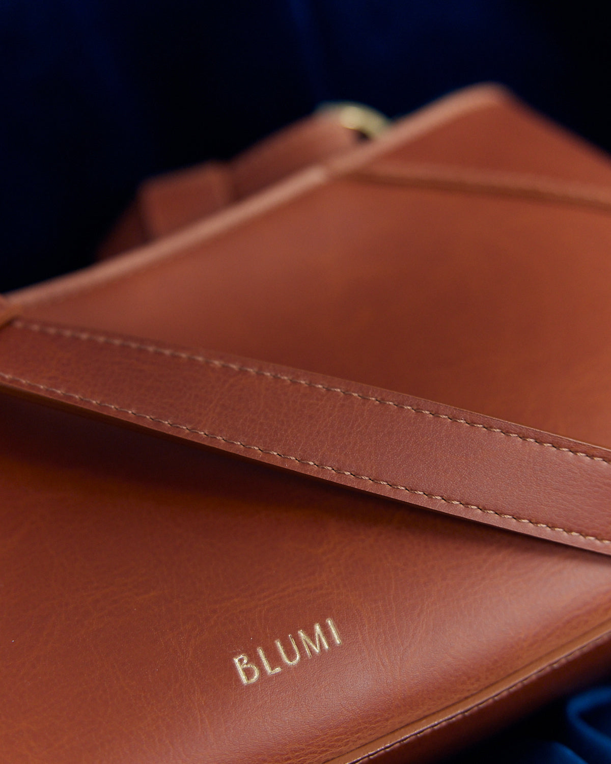 MADEINA cognac brown