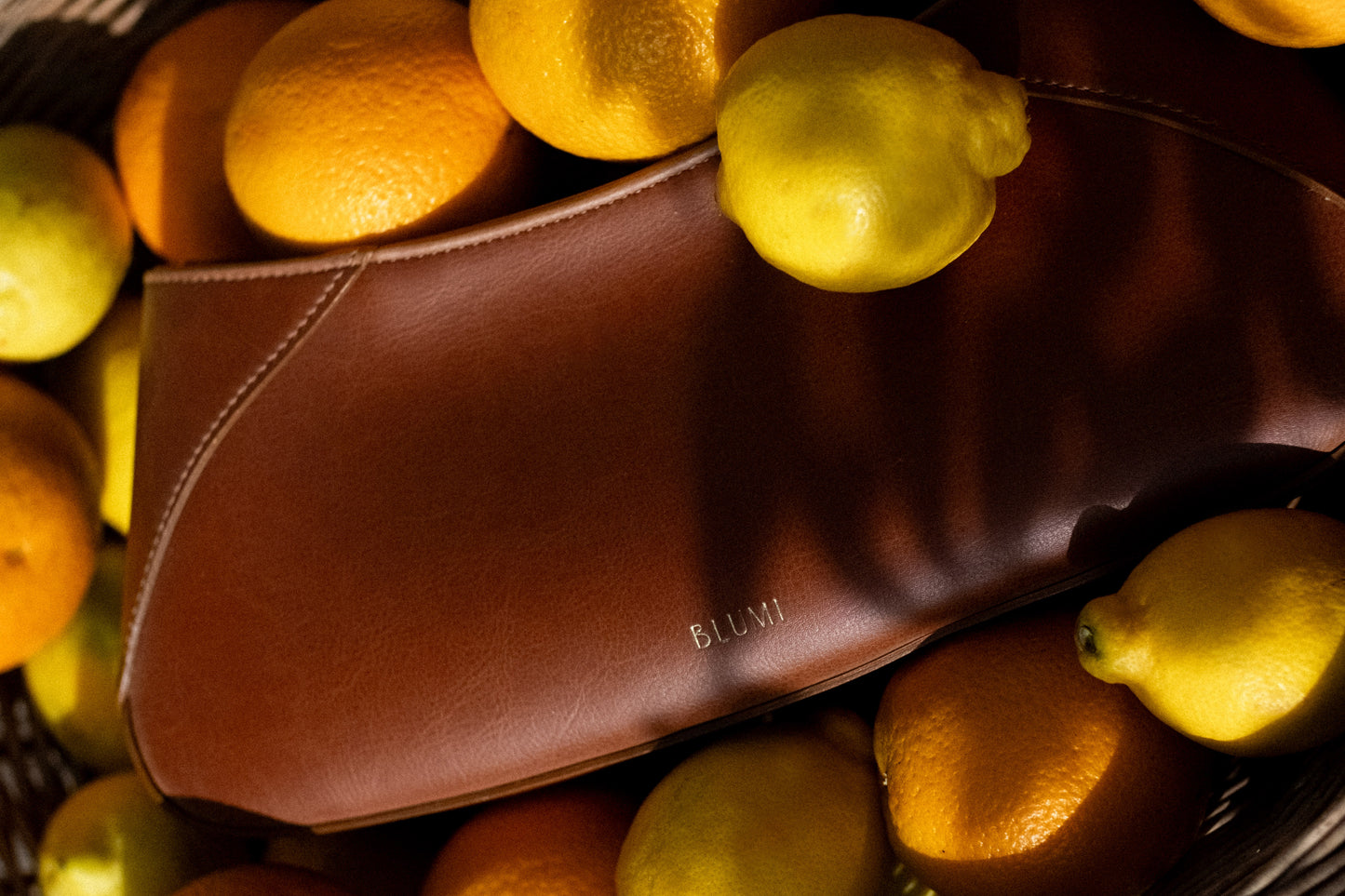 MADEINA cognac brown